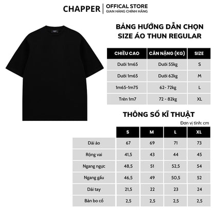 Áo thun Chống Nhăn CHAPPER bản Nâng Cấp, form Regular, chất liệu áo GOLF co giãn 4 chiều, nhẹ, khô nhanh, bền màu - APCP032