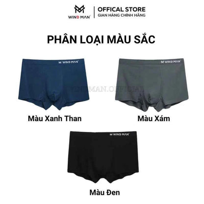 Quần Sịp Nam Boxer Thun Lạnh Windman, Chất Đúc Su Siêu Mỏng Kháng Khuẩn Co Dãn 4 Chiều